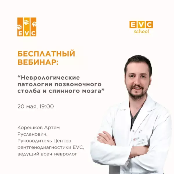 Бесплатный вебинар «Неврологические патологии позвоночного столба и спинного мозга»